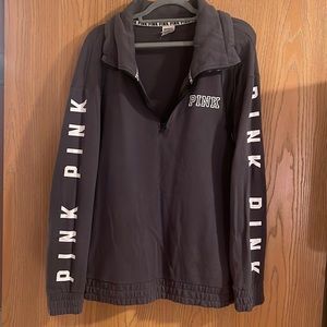PINK half zip sweatshirt